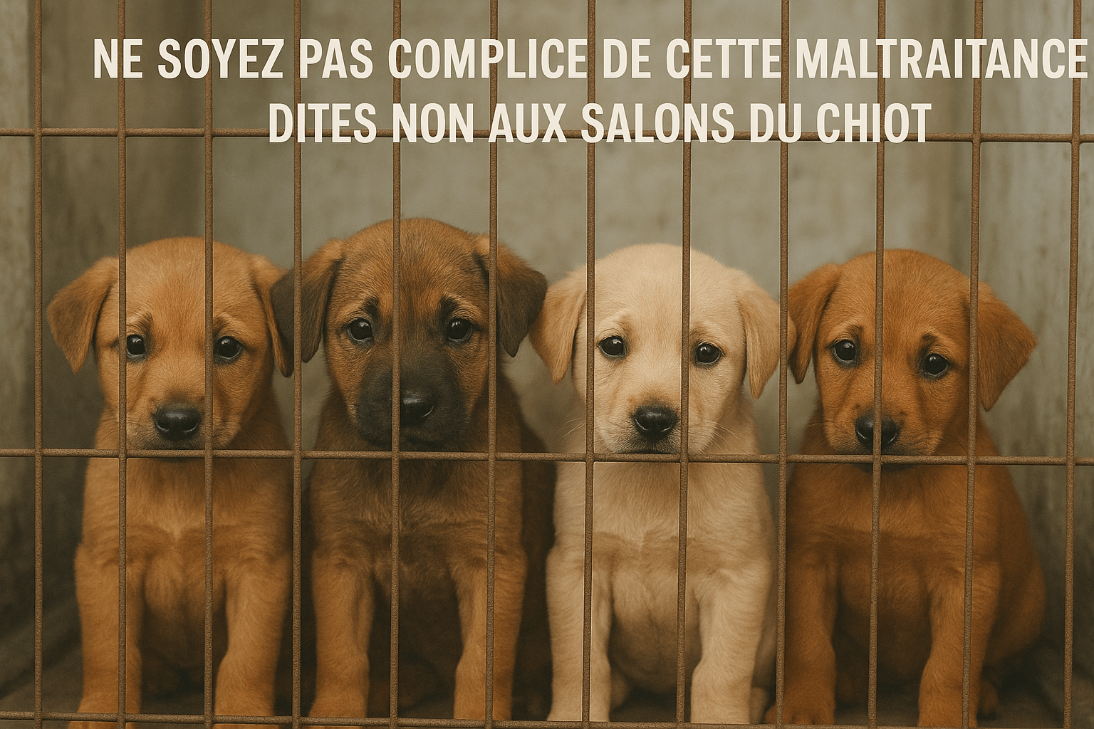 NON, au salon du chiot