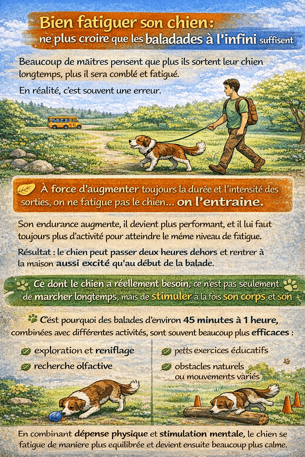 Bien fatiguer son chien efficacement