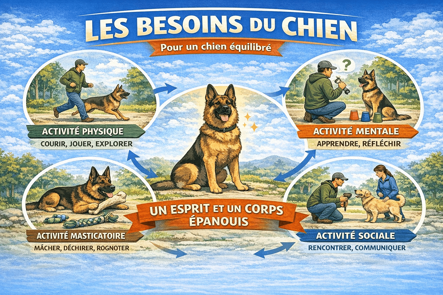 Les besoins d'un chien équilibré